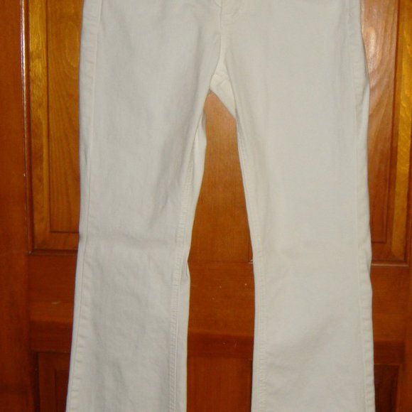 WHite House Black Market White Flair Jeans - Picture 4 of 5